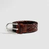 BRAIDED LEATHER BELT