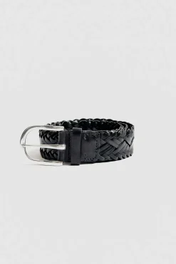 BRAIDED LEATHER BELT