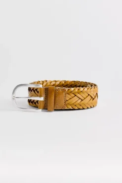 BRAIDED LEATHER BELT