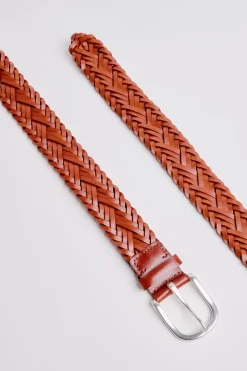 BRAIDED LEATHER BELT