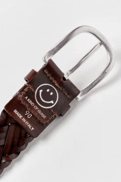 BRAIDED LEATHER BELT