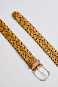 BRAIDED LEATHER BELT