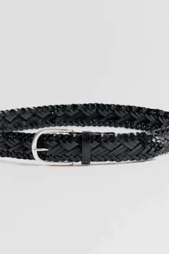 BRAIDED LEATHER BELT