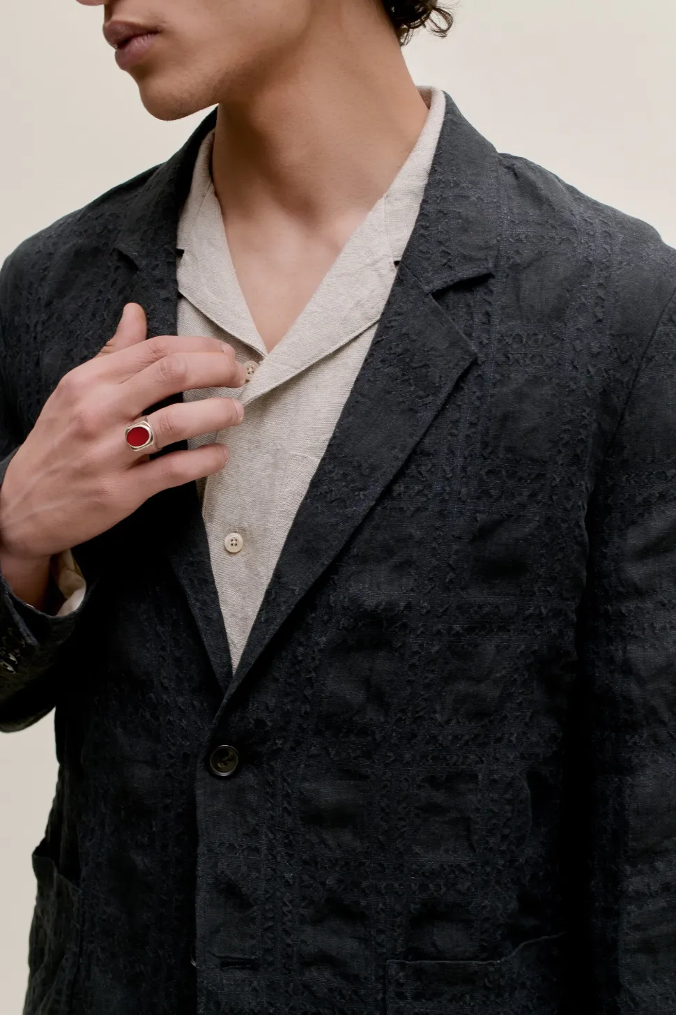DECONSTRUCTED PEAK BLAZER