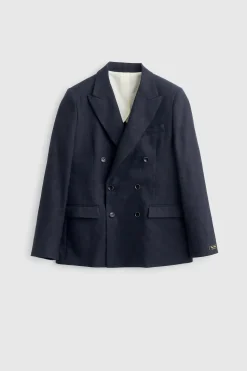DOUBLE BREASTED PEAK BLAZER