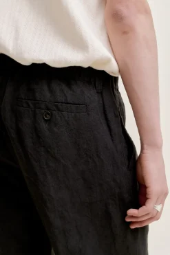 ELASTICATED WIDE TROUSERS