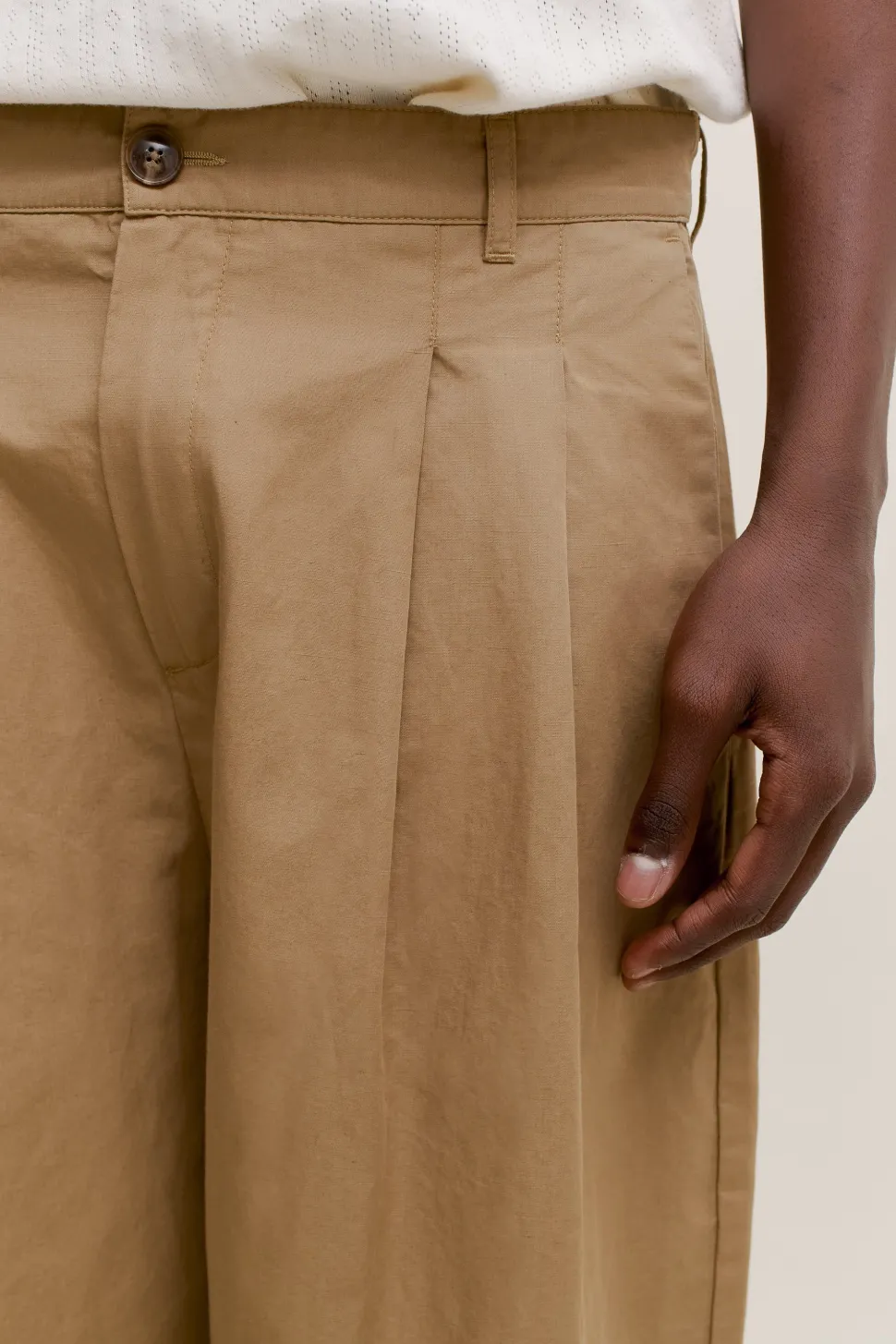 FLEXIBLE WIDE TROUSERS