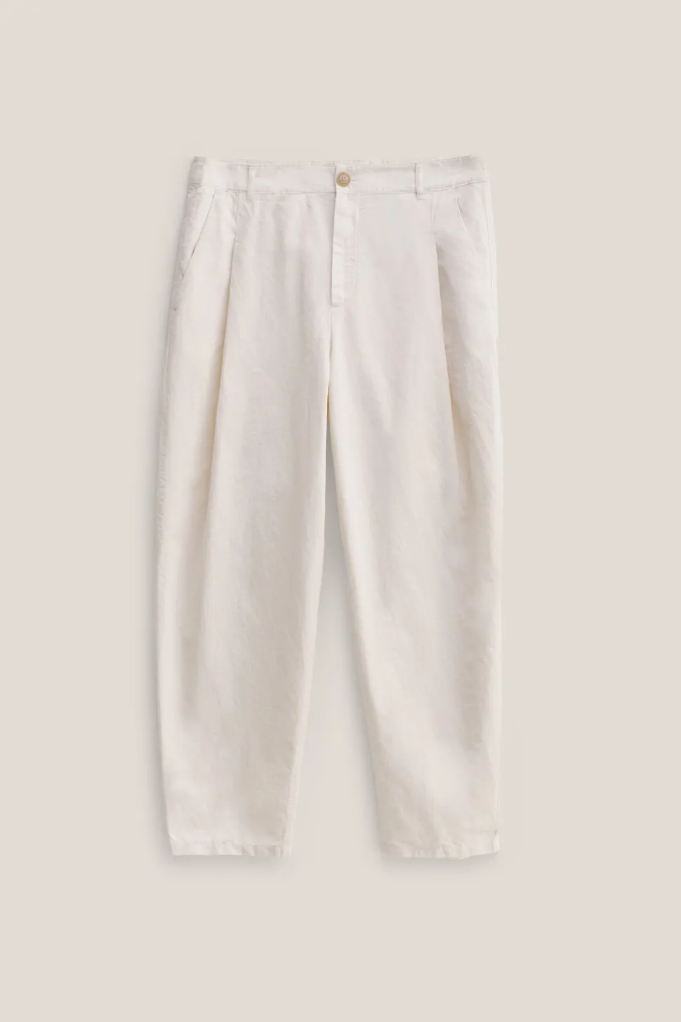 FOLDED WIDE TROUSERS