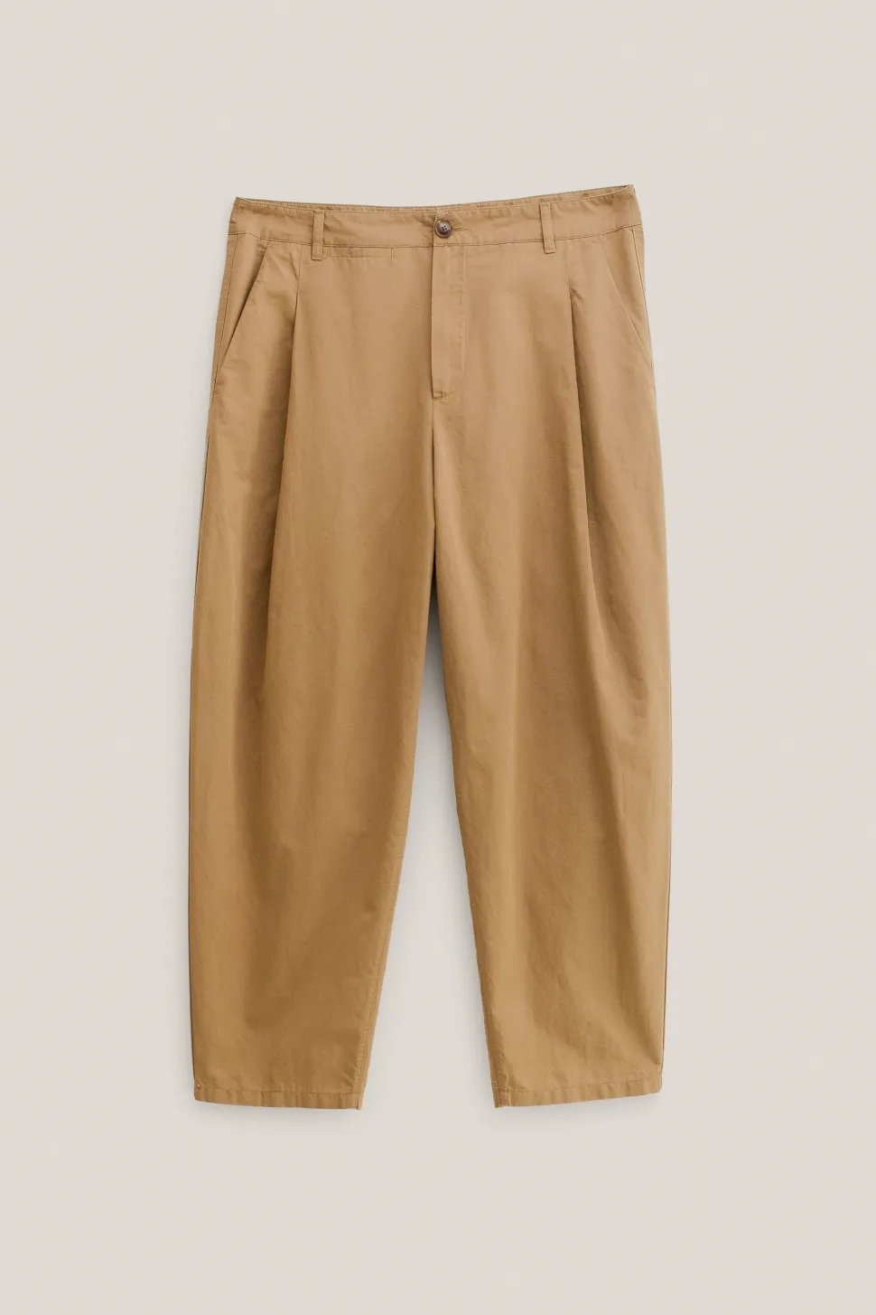 FOLDED WIDE TROUSERS