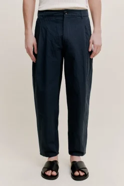 FOLDED WIDE TROUSERS