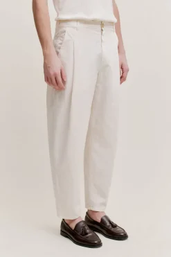 FOLDED WIDE TROUSERS