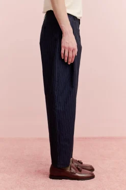 FOLDED WIDE TROUSERS