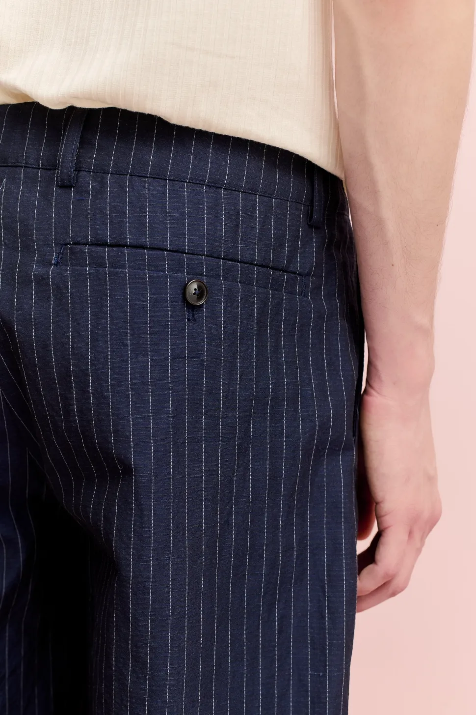 FOLDED WIDE TROUSERS