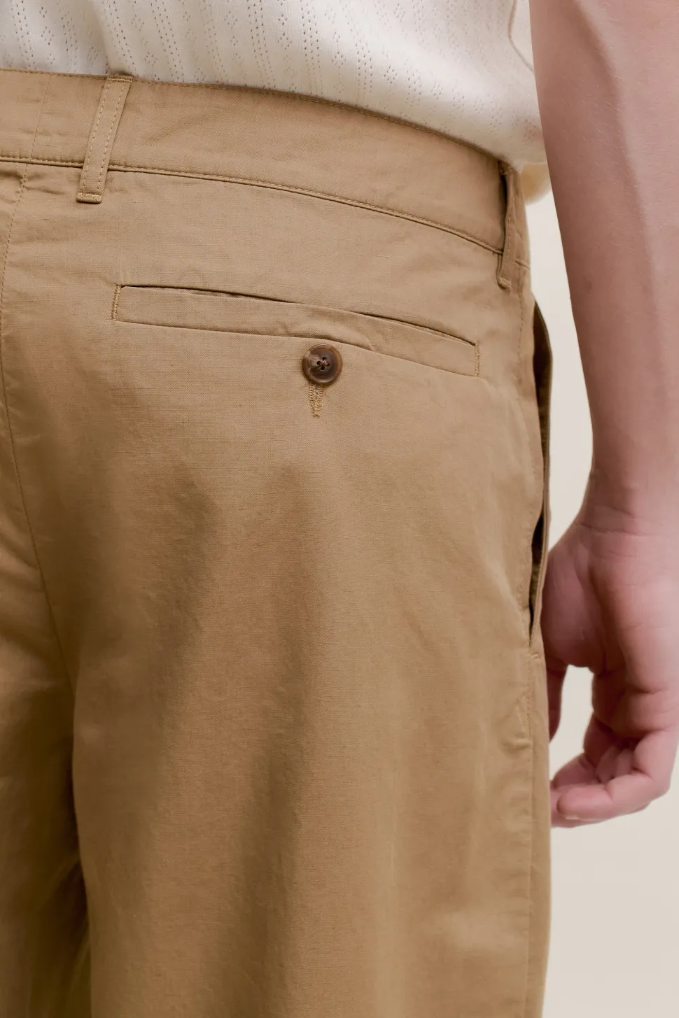 FOLDED WIDE TROUSERS