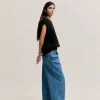PADMA PLEATED DENIM