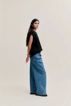 PADMA PLEATED DENIM