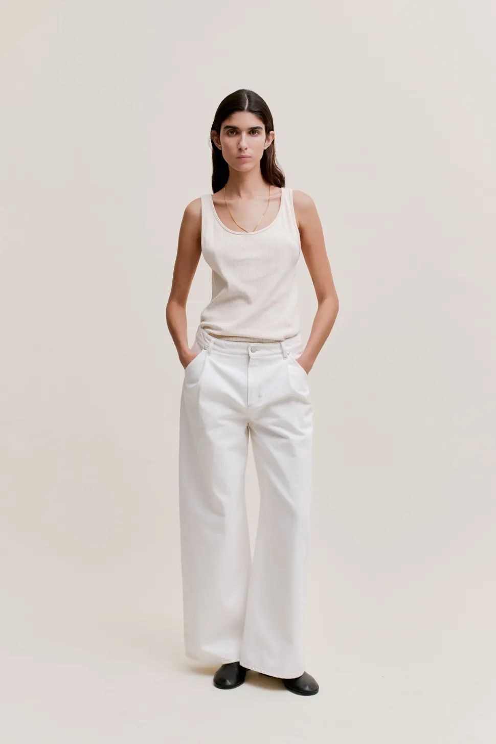 PADMA PLEATED DENIM