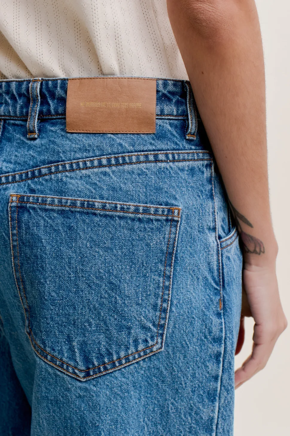 PADMA PLEATED DENIM