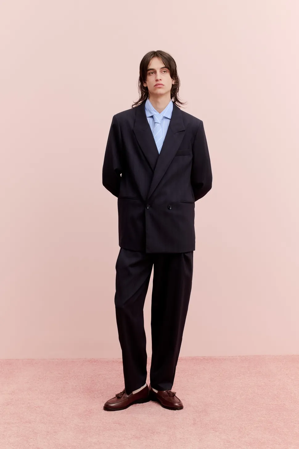 RELAXED DOUBLE BUTTONED BLAZER