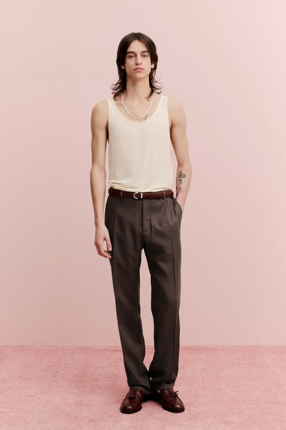 RELAXED TAILORED TROUSERS