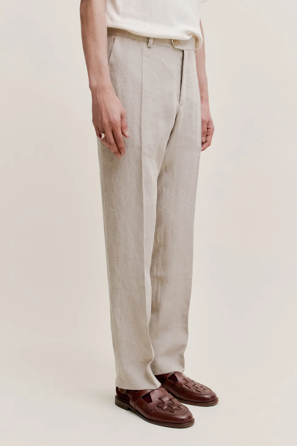 RELAXED TAILORED TROUSERS
