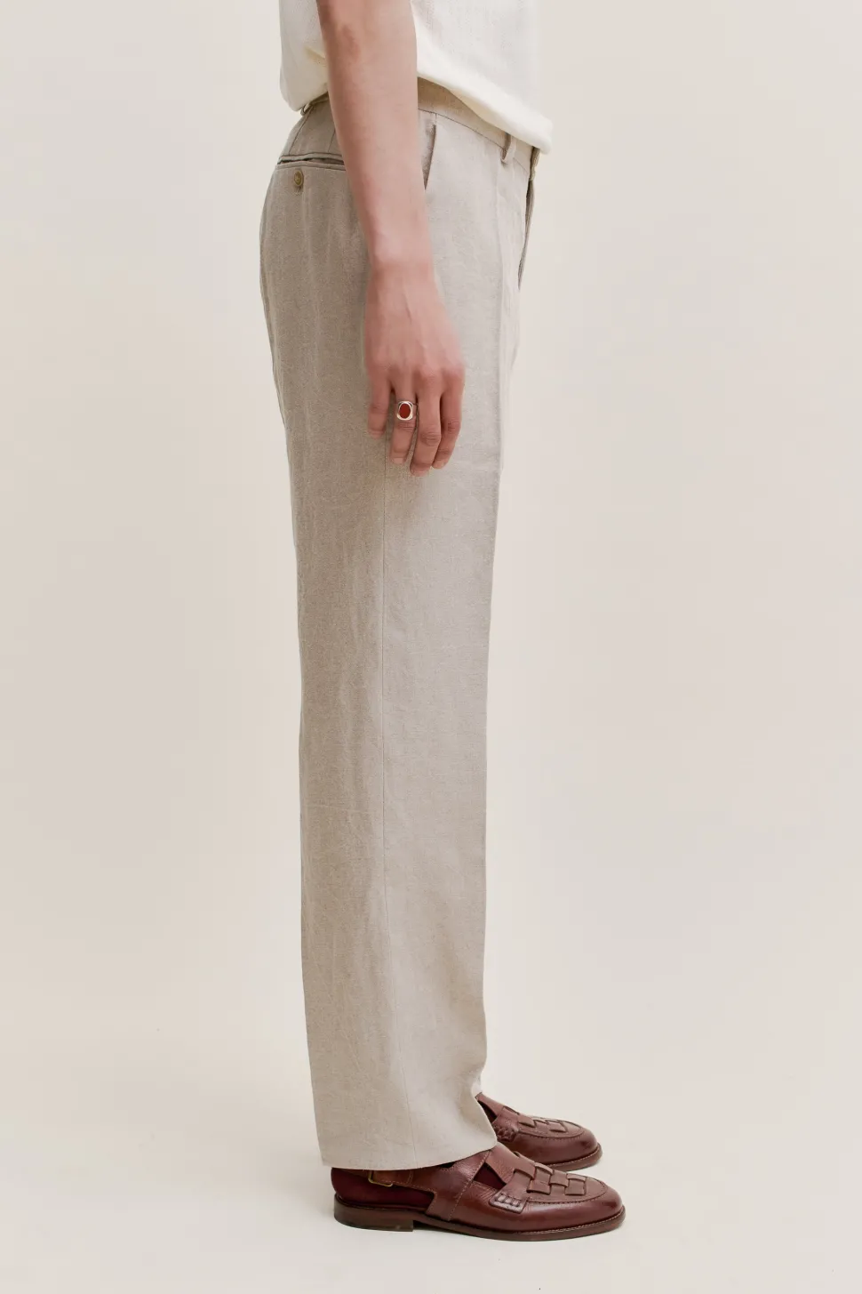 RELAXED TAILORED TROUSERS