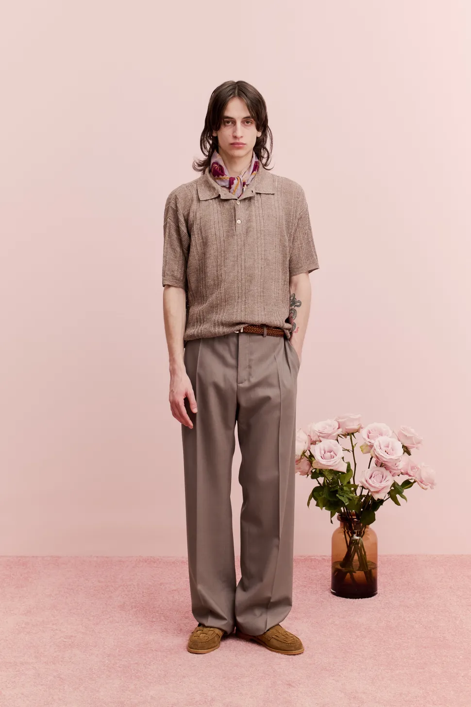 TAILORED WIDE TROUSERS