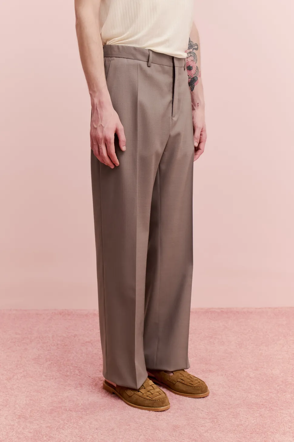 TAILORED WIDE TROUSERS